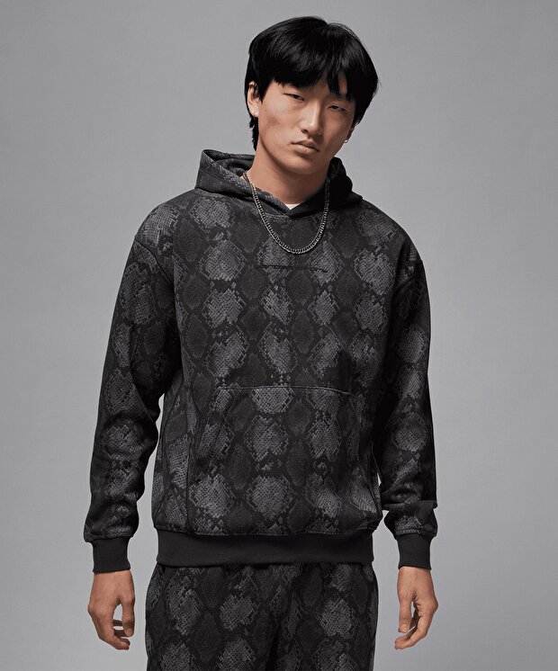 Мужской свитшот Jordan Sport Hoop Fleece Dri-FIT Printed Pullover Hoodie