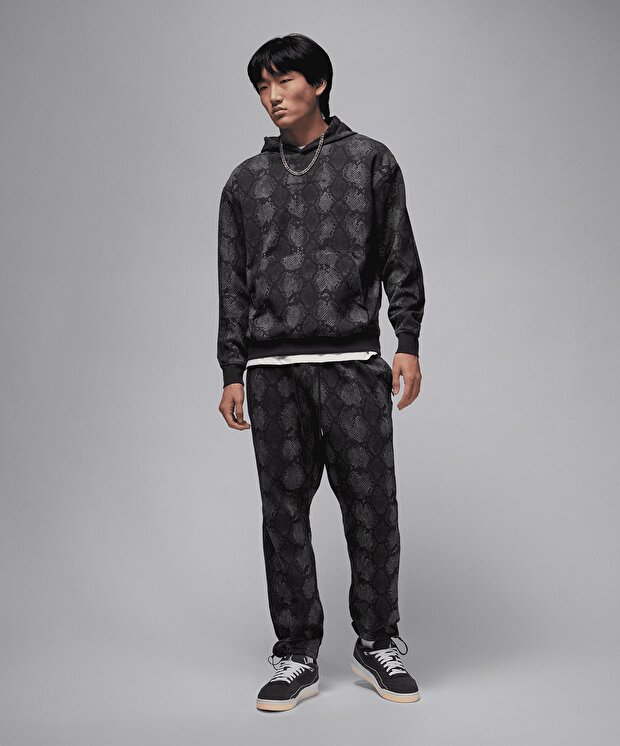 Мужские спортивные штаны Jordan Sport Hoop Fleece Dri-FIT Printed Pants