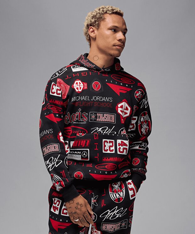 Мужской свитшот Jordan Essentials Printed Fleece Pullover Hoodie