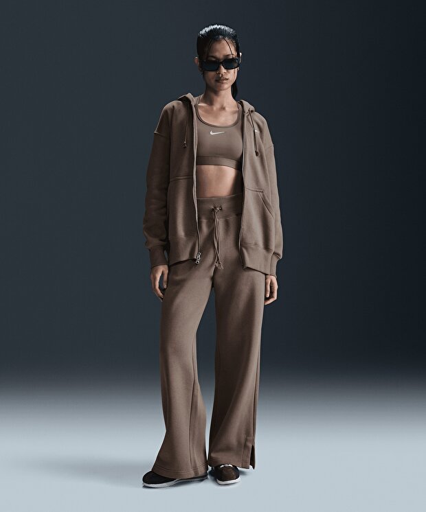 Женские спортивные штаны Nike Sportswear Phoenix Fleece High-Waisted Wide-Leg Sweatpants