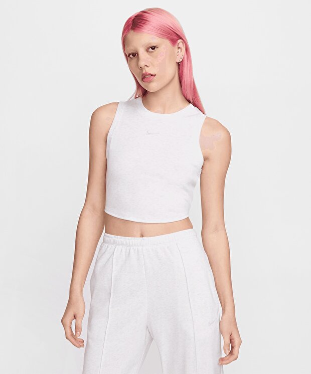 Женские тайтсы Nike Sportswear Chill Knit Tight Cropped Mini-Rib Tank Top