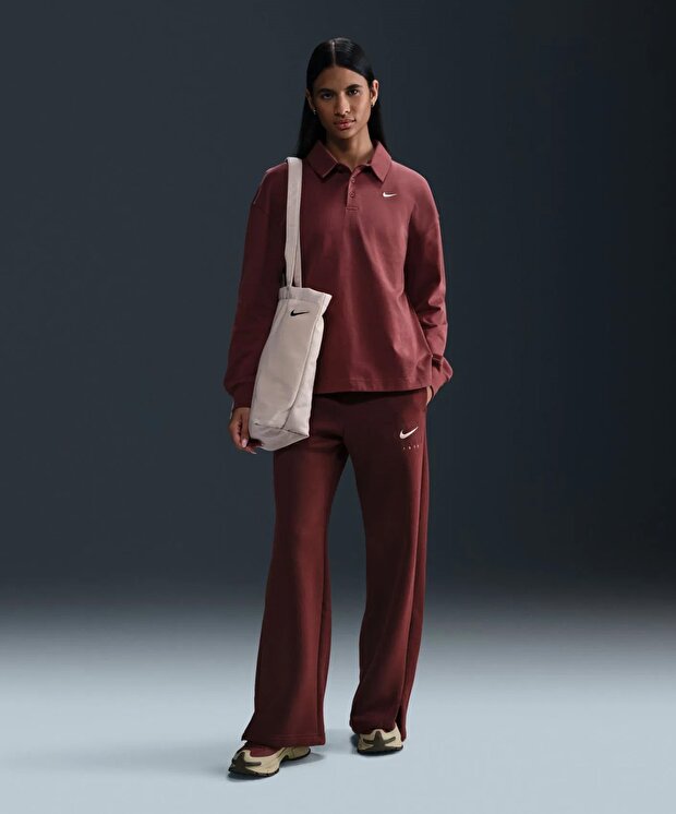 Женские спортивные штаны Nike Sportswear Phoenix Fleece High-Waisted Wide-Leg Graphic Pants