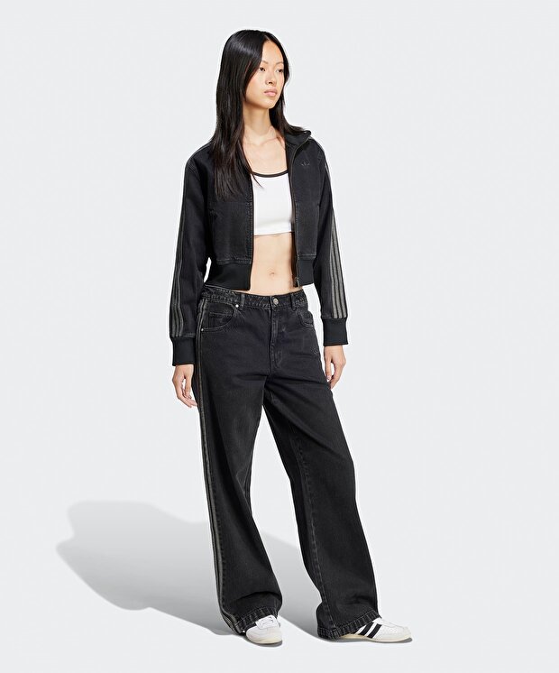 Женские спортивные штаны adidas Adicolor Denim 3-Stripes Track Pants