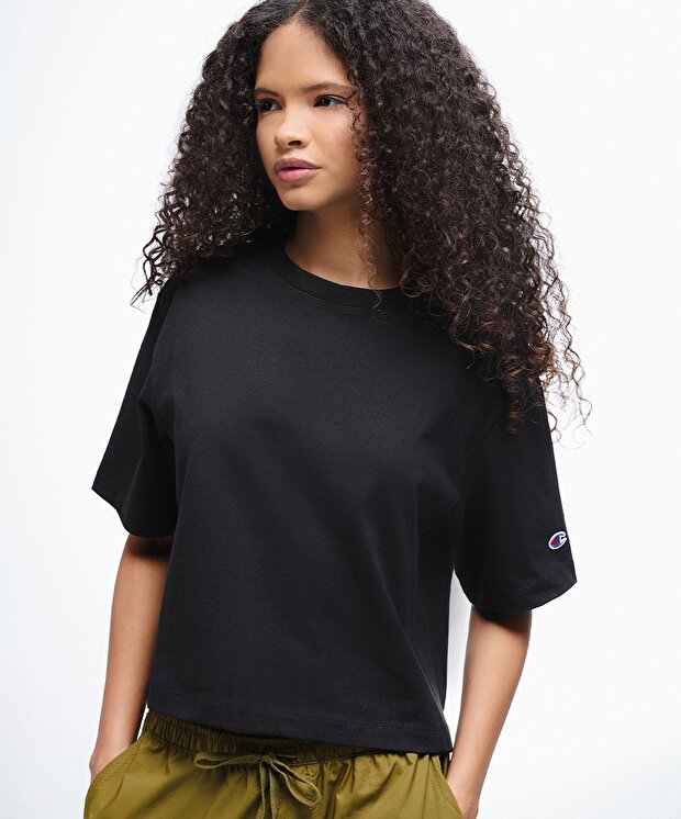 Женская футболка Champion Reverse Weave Core Crop SS Tee