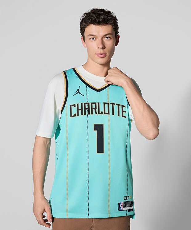 Мужские джерси Nike Charlotte Hornets Statement Edition Dri-FIT Swingman Jersey