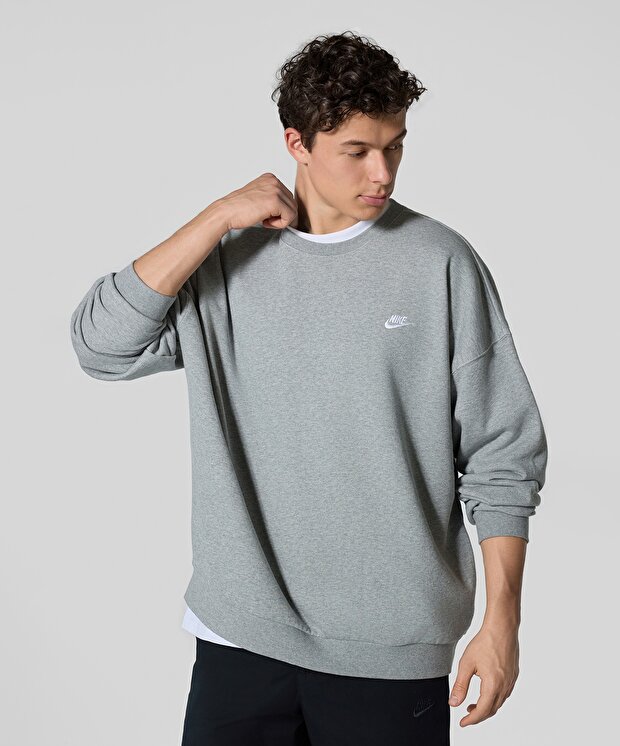 Мужской свитшот Nike Club Fleece Oversized French Terry Crew