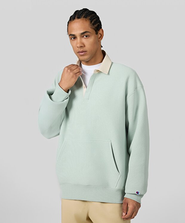 Мужской свитшот Champion Reverse Weave Core Polo Neck