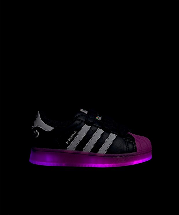 Детские кроссовки adidas Superstar LED Lights Comfort Closure C