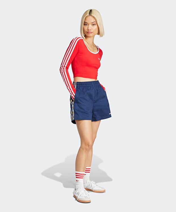 Женские шорты adidas Originals x Liberty London 3-Stripes Infill Shorts