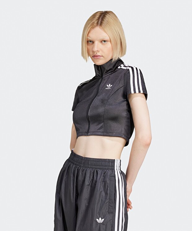 Женская футболка adidas Adicolor Short Sleeve Track Long-Sleeve Top