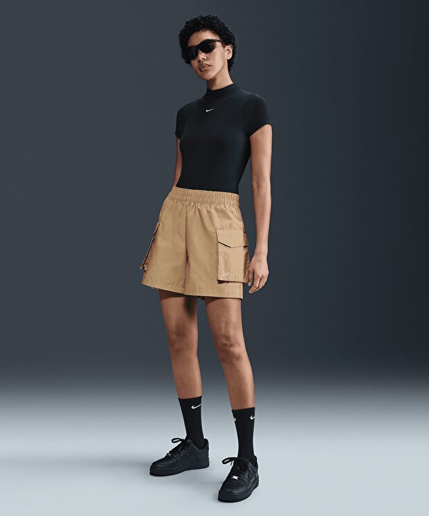Женские шорты Nike Sportswear Essential Woven High-Waisted 5" Cargo Shorts