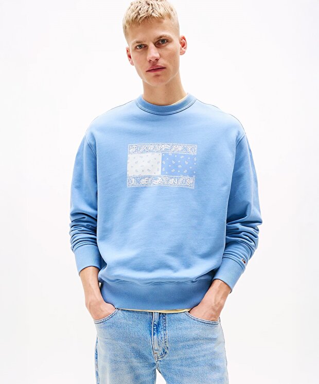 Мужской свитшот Tommy Hilfiger Paisley Logo Relaxed