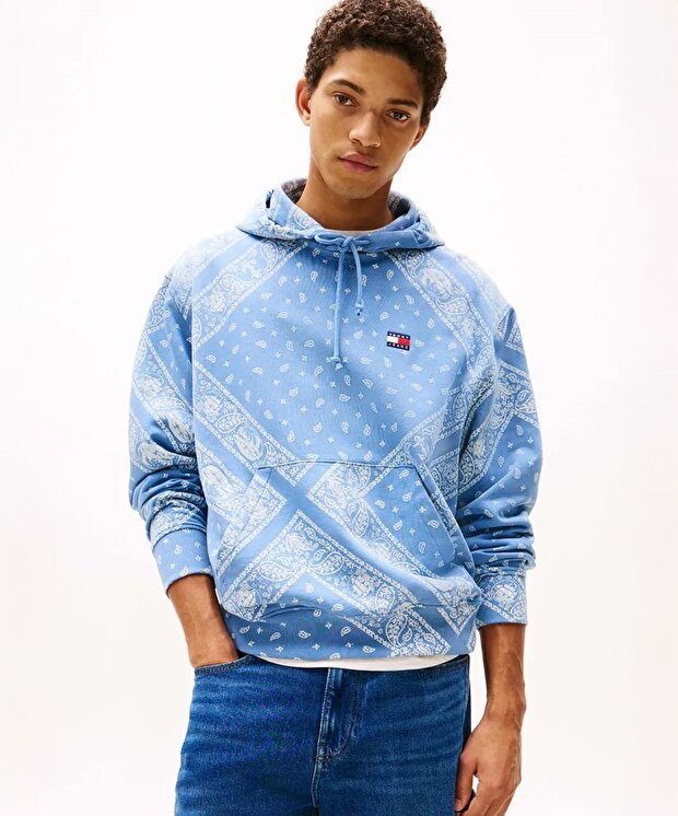 Мужской свитшот Tommy Hilfiger Paisley All Over Hoodie