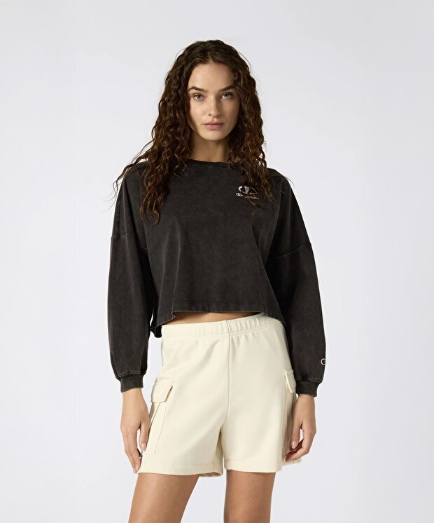 Женский свитшот Champion Icons Plush Wash Long Sleeve
