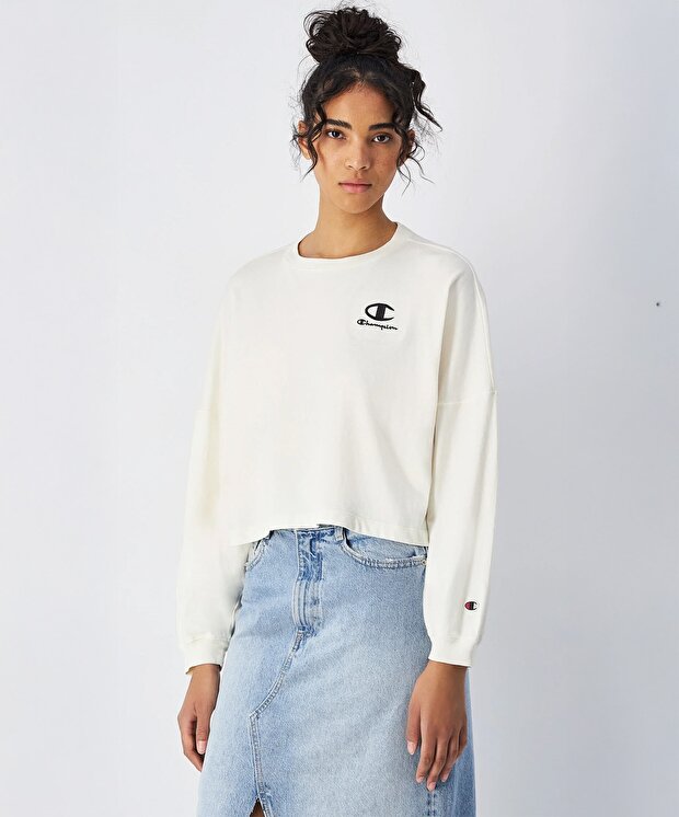 Женский свитшот Champion Icons Plush Wash Long Sleeve