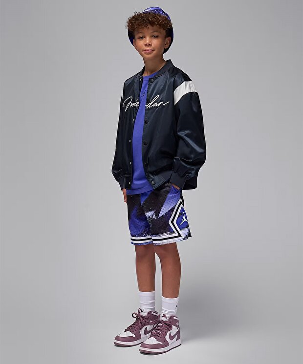 Детские шорты Jordan Sport Dri-Fit Printed Diamond Shorts