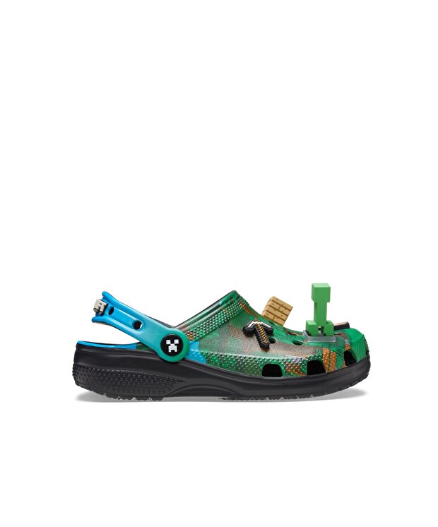 Детские шлепки Crocs Classic Minecraft Clog