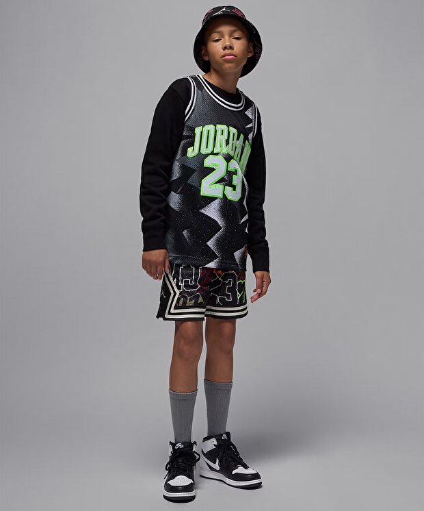 Детские шорты Jordan Dri-FIT MJ Printed Sport Diamond Shorts