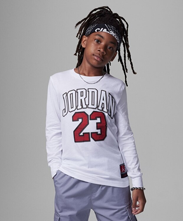 Детский свитшот Jordan Practice Flight Long Sleeve Tee