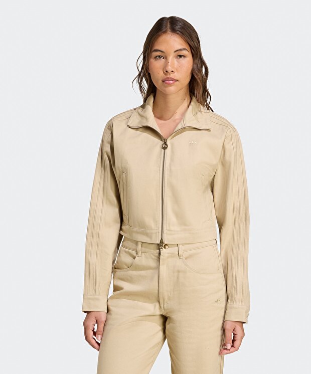 Женская куртка adidas Firebird Twill Crop Track Top