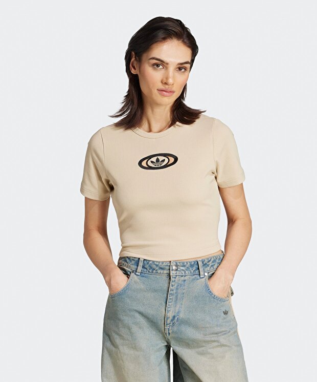 Женская футболка adidas Originals Campus 2000 Back Cut Out Rib