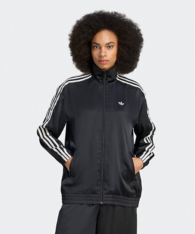 Женская куртка adidas Originals Satin Firebird Track Top Ruffle 3-Stripes