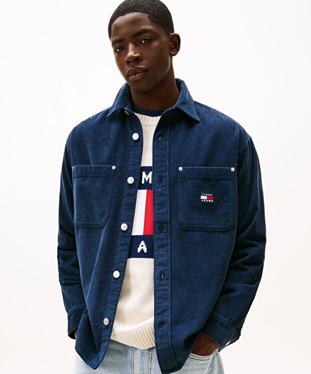 Мужская рубашка Tommy Hilfiger Rlx Washed Cord Shirt Ext