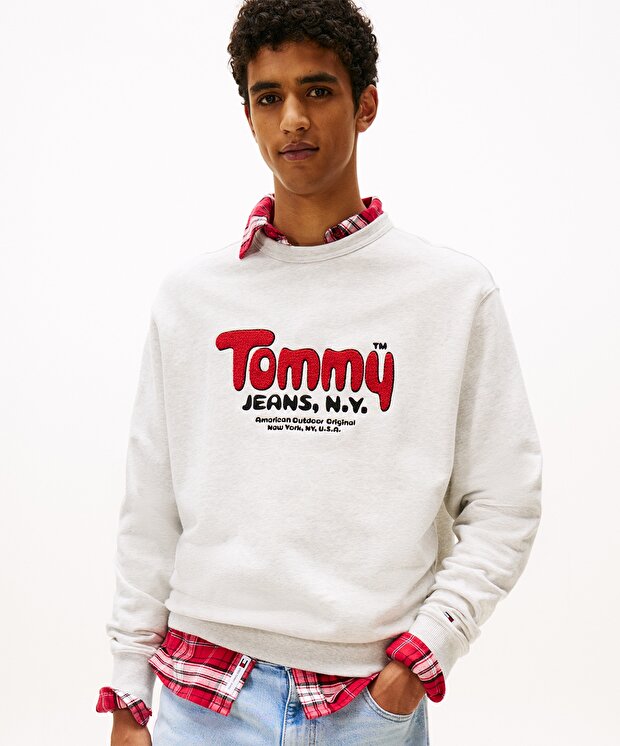 Мужской свитшот Tommy Hilfiger Rlx Boucle Fnt Ply Cnck Ext