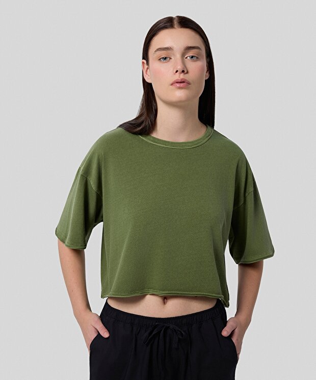 Женская футболка Vans Relaxed Crop Wash Ss Tee