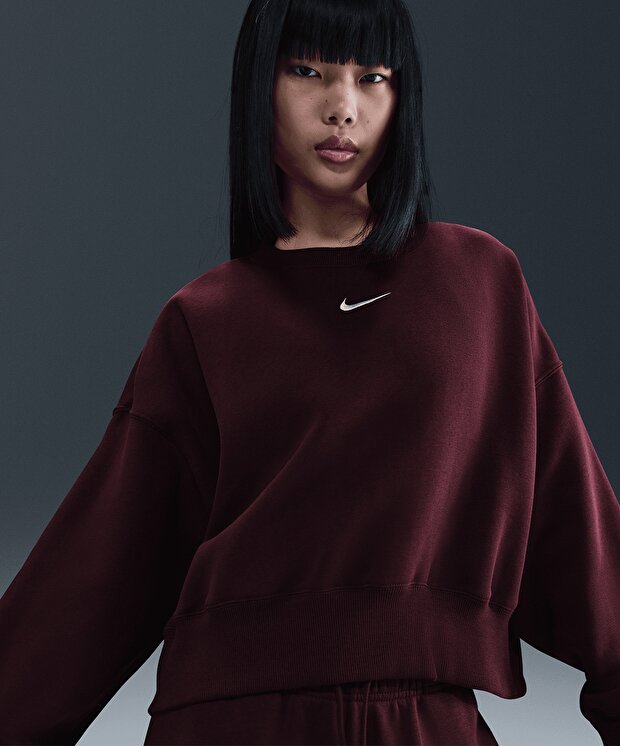 Женский свитшот Nike Sportswear Phoenix Fleece Over-Oversized Crew-Neck