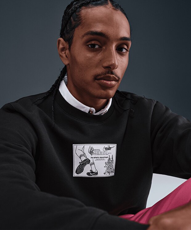 Мужской свитшот Nike Club Basketball Crew Reissue для баскетбола