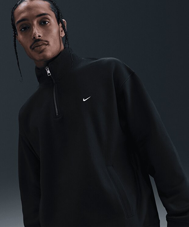 Мужской свитшот Nike Solo Swoosh Fleece Quarter-Zip Top