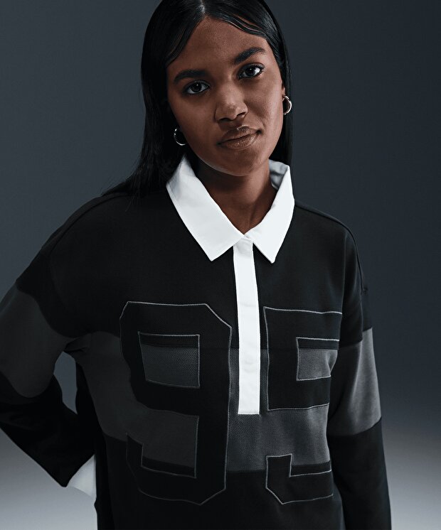 Женская футболка Nike Sportswear Long-Sleeve Graphic Polo Top