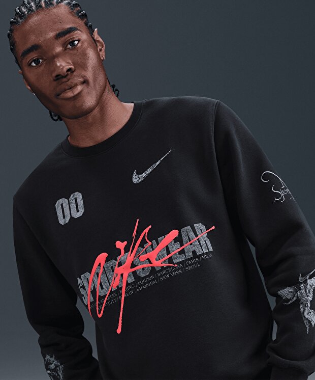 Мужской свитшот Nike Nsw Crew Club Po Bb Oc 3