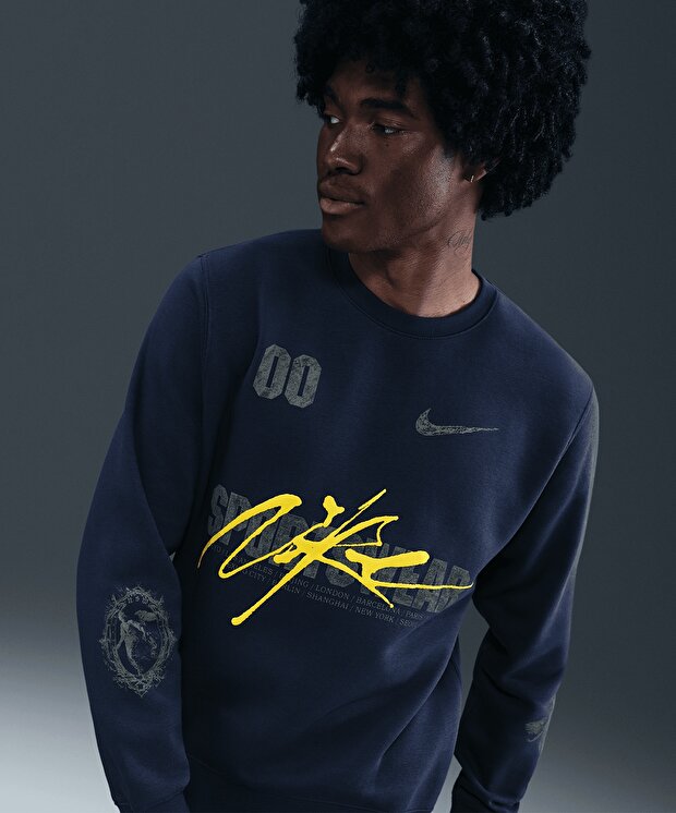 Мужской свитшот Nike Nsw Crew Club Po Bb Oc 3