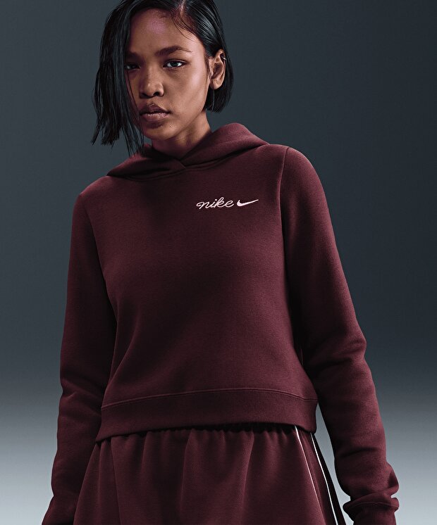 Женский свитшот Nike Sportswear Phoenix Fleece Shrunken Hoodie для бега