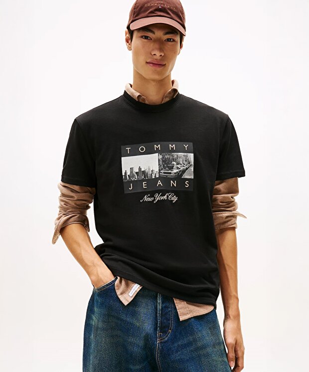 Мужская футболка Tommy Hilfiger Reg Photo Flag Short-Sleeve Tee