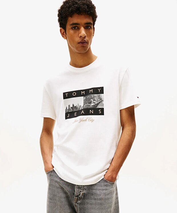 Мужская футболка Tommy Hilfiger Reg Photo Flag Short-Sleeve Tee
