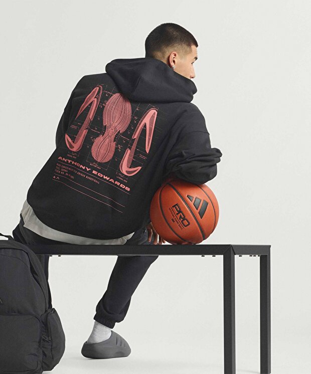 Мужской свитшот adidas Anthony Edwards Schematic Hoodie