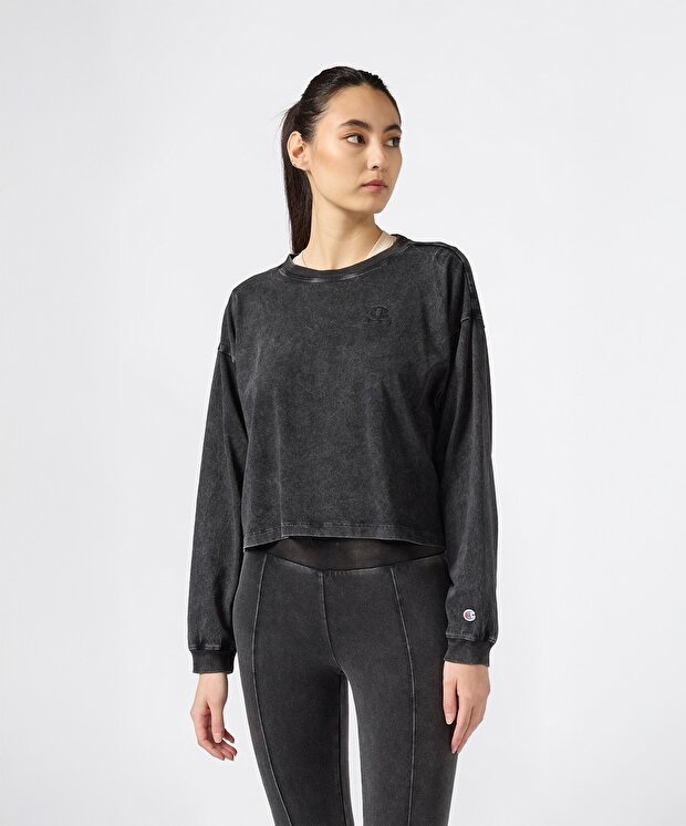 Женский свитшот Champion Icons Wash Long-Sleeve Tee