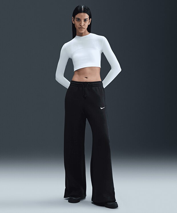 Женские спортивные штаны Nike Sportswear Phoenix Fleece High-Waisted Wide-Leg Pants