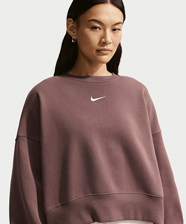 Женский свитшот Nike Sportswear Phoenix Fleece Over-Oversized Crew-Neck
