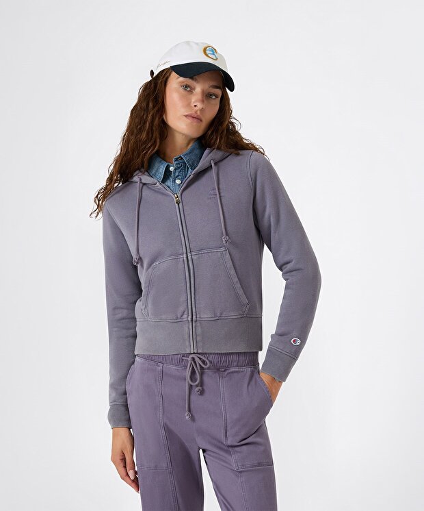 Женский свитшот Champion Icons Wash Full Zip Hoodie