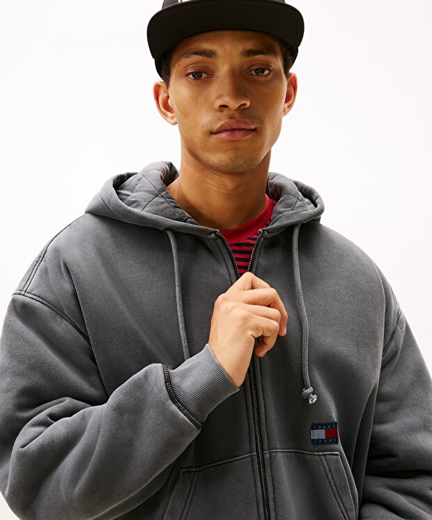 Мужской свитшот Tommy Hilfiger 90S Quilt New Classics Zip Hoodie