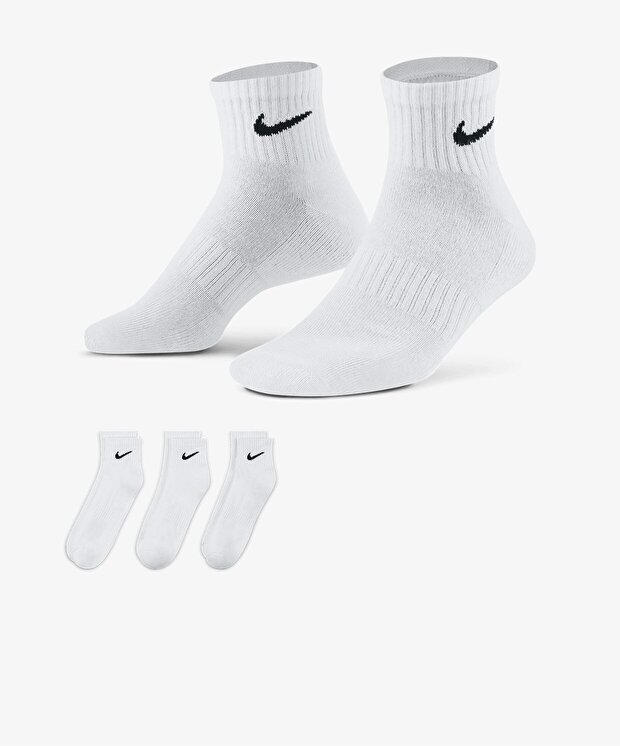Unisex носки Nike Everyday Cushioned Training Ankle Socks 3lü Paket для тренировок