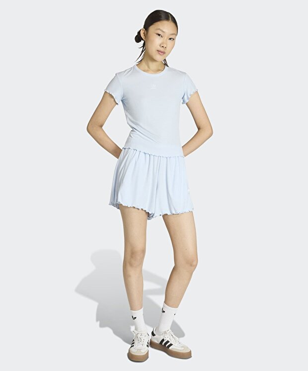 Женские шорты adidas Essentials Scalloped Edge Shorts