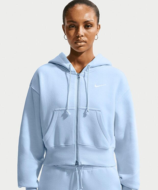 Женская куртка Nike Sportswear Phoenix Fleece Loose Full-Zip Cropped Hoodie