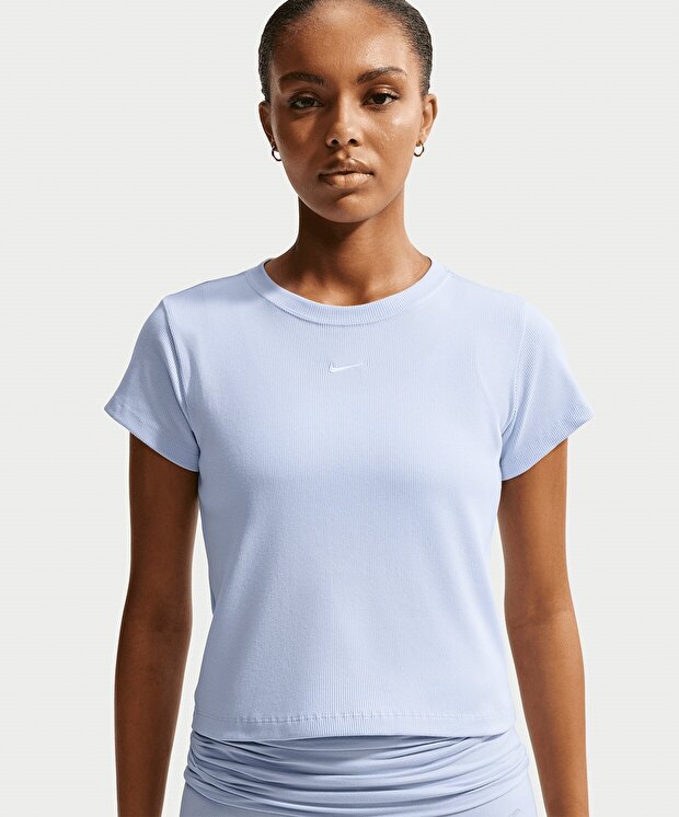 Женская футболка Nike Sportswear Tight Ribbed Short-Sleeve